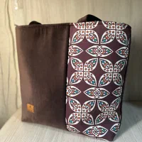 کیف دوشی بزرگ مخمل (دو رو)