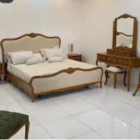 سرویس خواب دونفره طرح عروس همراه با تجهیزات