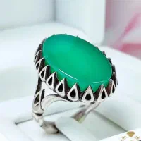 انگشتر گم کردم با عقیق سبز