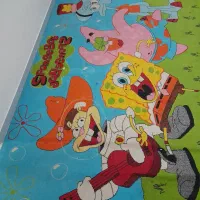 فرش کودک طرح باب اسفنجی