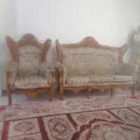 مبل سلطنتی 7 نفره به همراه میز نهار خوری 3 نفره|مبلمان خانگی و میز عسلی|هشتگرد, فاز ۷ مهستان|دیوار