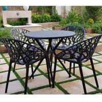 میز صندلی غذاخوری ناهارخوری پلاستیک پلیمر رستورانی