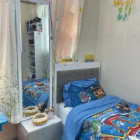 سرویس خواب نوجوان وکمد کتاب ومیز تحریر وصندلی|تخت و سرویس خواب|مشهد, هفده شهریور|دیوار