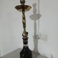 قلیون نما برنجی و کریستالی|کلکسیون و سرگرمی|قرچک, میرزائی شمالی|دیوار