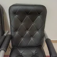 صندلی اداری یا انتظار 2 عدد چرم|مبلمان اداری|کرج, شهرک صدف|دیوار