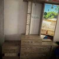 سرویس تخت دونفره و میزتوالت و عسلی