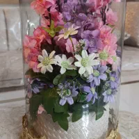 باکس شیشه ای گل تزیینی