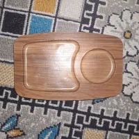 زیر استکان چوبی