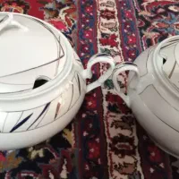 یک جفت سوپ خوری چینی