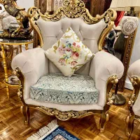 مبلمان مبل استیل سلطنتی در حد نو (جهیزیه)|مبلمان خانگی و میز عسلی|تهران, فرمانیه|دیوار