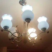 یک جفت لوستر ۵ شاخه|لوستر و چراغ آویز|مشهد, نیروی هوایی|دیوار