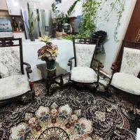 مبل استیل با چوب راش همراه با میز و عسلی7 نفره|مبلمان خانگی و میز عسلی|خوانسار, |دیوار