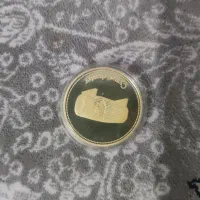 مدال یادبود کوروش منشور ومقبره طلاییpF68- روکش طلا