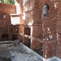باربیکیو شومینه سنتی پلاک  قدی هلندی چسبی