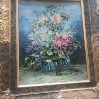 دوعددتابلو فرش دست بافت فروشی