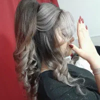 میکاپ شنیون رنگ مژه ناخن