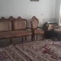 مبل چوب گردو سلطنتی|مبلمان خانگی و میز عسلی|کازرون, |دیوار