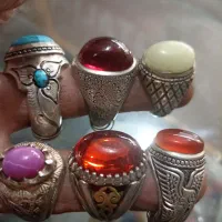 انگشتر نقره کار دست عیار بالا 925 همه یکجا