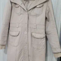 فروش کاپشن کتان ترک داخل پشمی