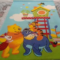 فرش  طرح پو  مناسب اتاق کودک ۳ متری   ۳/۵۰۰