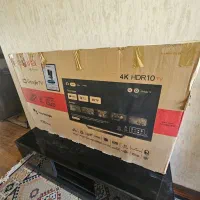 تلویزیونQled ۵۵اینج ومیز|تلویزیون و پروژکتور|شیراز, قصرالدشت|دیوار