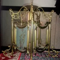 لوستر سقفی اشپزخونه برنز