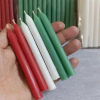 شمع قلمی 10سانتی محرمی