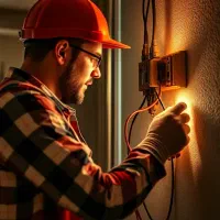 برق کاری برقکار برق ساختمان عیب یابی نصب لاین نوری