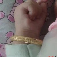 النگو طلا نوزادی ۳ گرم ۳۶۰ ثوت