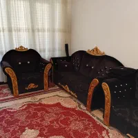 فروش یک دست مبل ۸ نفره +جلومبلی‌وبوفه