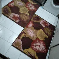 یک جفت ست قالیچه کناره، ی فرشینه،ی پادری 600 تومن