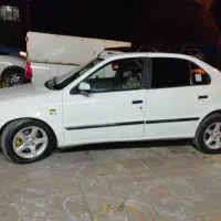 یک عدد سمند سفید موتور ملی