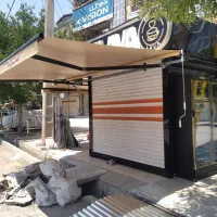 **سایبان برقی بازویی اتوماتیک با پارچه کره ای**