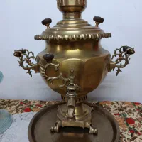 سماور برنجی مهردار