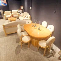 سرویس مبل پینترستی با ناهارخوری(آماده تحویل)