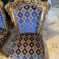 صندلی غذارخوری (چوب راش.پارچه فرانسه)