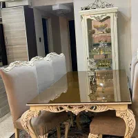 بوفه چوبی ۴ طبقه