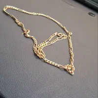 ۱۳ و ۱۰ سوت طلا، گردنبند و دستبند ست نو