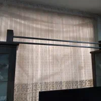 پرده حریرخامه دوزی سالم پلیسه