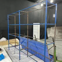 ۳ عدد قفسه آهنی با کفی نئوپان|فروشگاه و مغازه|سیرجان, |دیوار