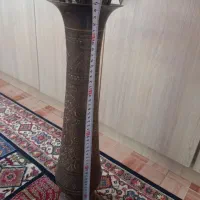 گلدان برنزی سیاه قلم|گل مصنوعی|تهران, امیریه|دیوار