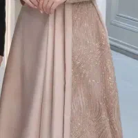 پیراهن مجلسی رنگ نباتی