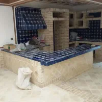 اجرای نما سنتی زیبا و شیک اشپزخانه و شاهنشین و ..