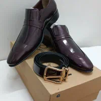 کفش وکمربندچرم ترکیه ای سایز 42