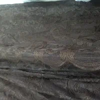 دستک پرده تور ترک قهوه ای