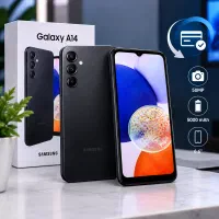 فروش اقساطی A14/64g/ram4+گلس+گارد
