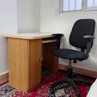 میز تحریر با صندلی و دراور