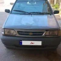 پراید مدل 88 رنگ نقره ای