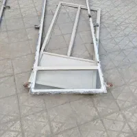 درب حیاط درب چوبی چهارپایه کولر لوله گاز