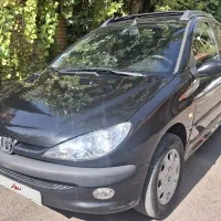 سواری پژو مشکی‌متالیک 206 - TU5-SD- V8|خودرو سواری و وانت|شیراز, گلستان|دیوار